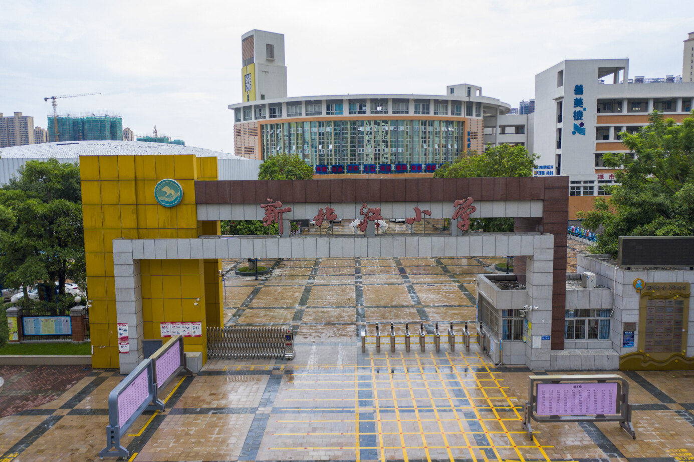 新北江小学教学综合楼建设情况如何看过来清远日报清远plus