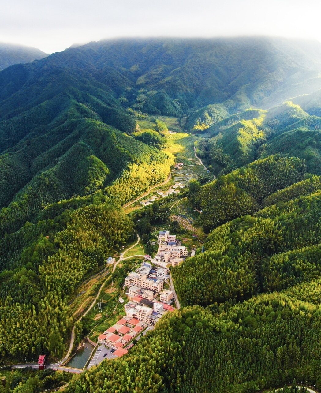 2021年10月12日,海拔800米高的连山壮族瑶族自治县禾洞镇政歧村,后边