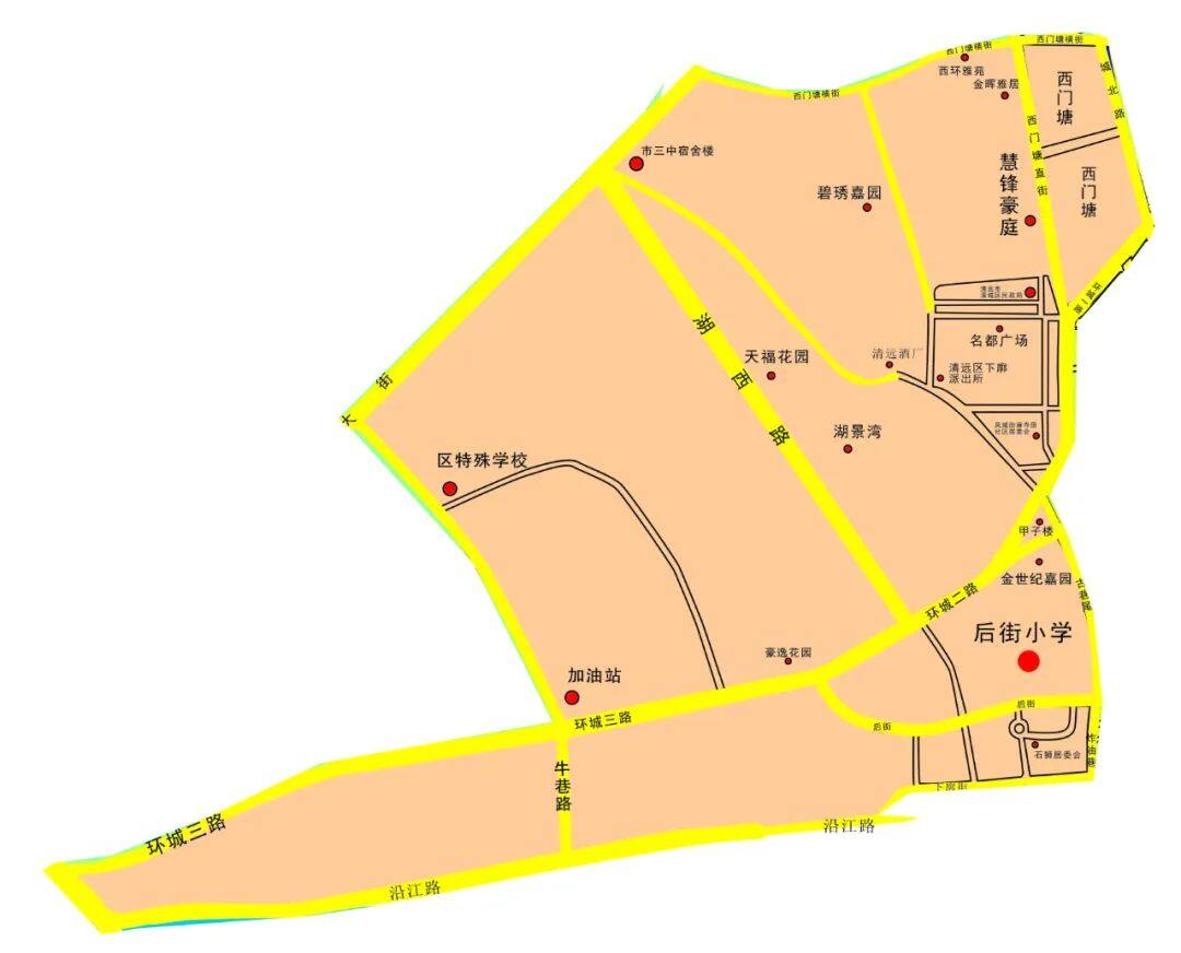 部分有變動2022年清城區區直屬公辦學校學區劃分出爐清遠日報清遠plus